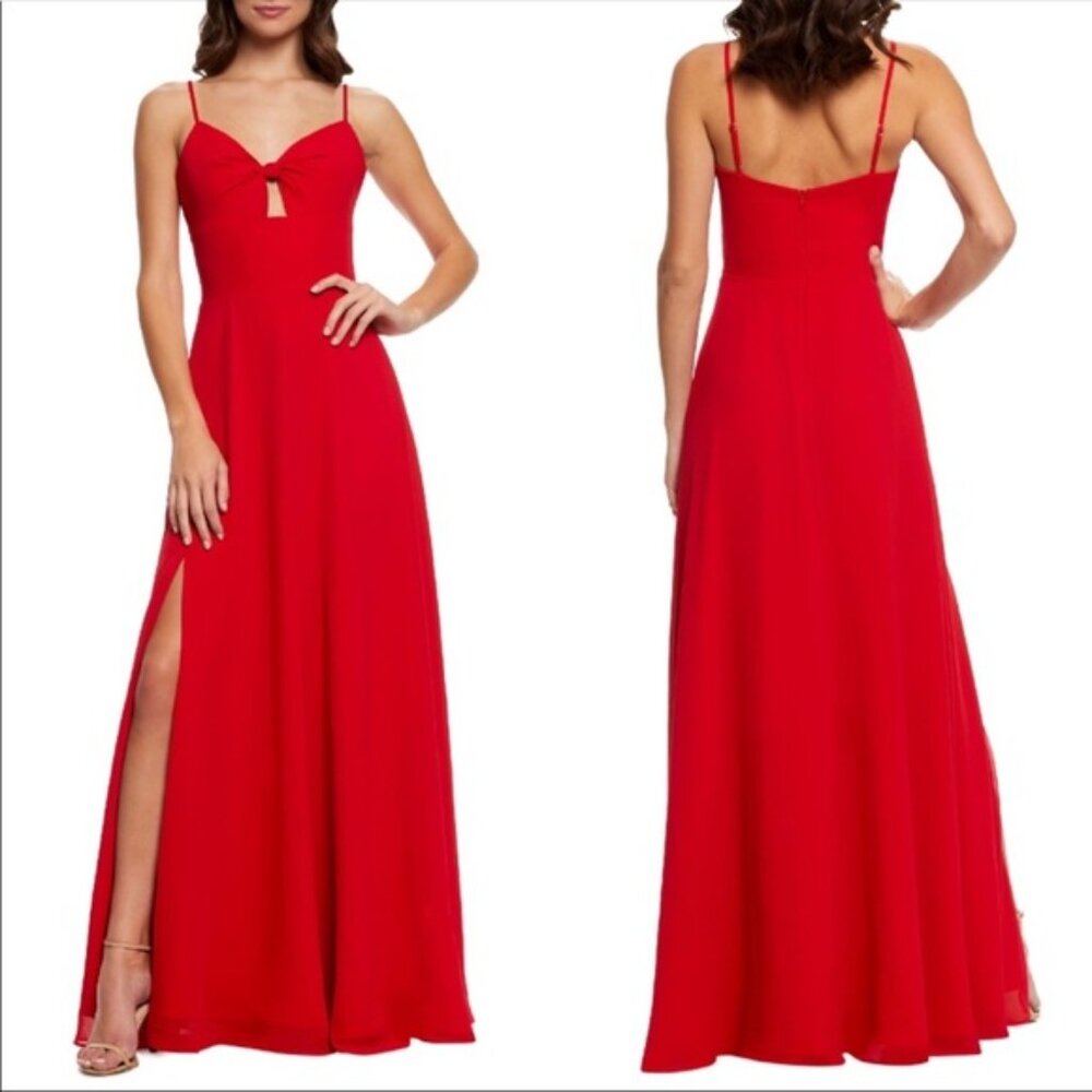Dress The Population Cambria Chiffon Dress NWT